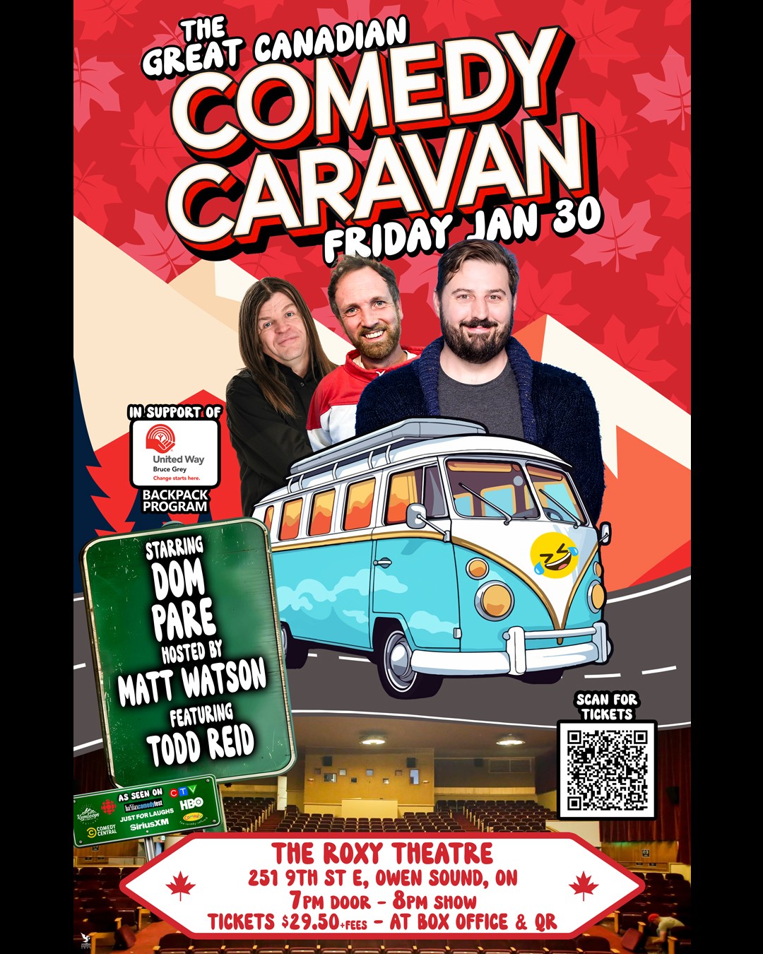 Event image The Great Canadian Comedy Caravan Tour